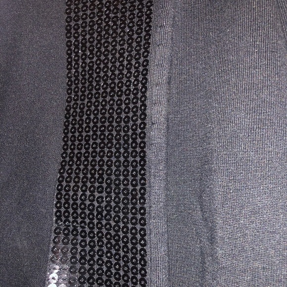 Black knit with sequins jacket - Picture 3 of 5